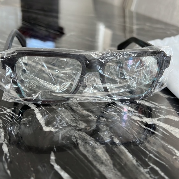 Black Chunky Eyeglasses – Statement Everyday Frames - Picture 7 of 8